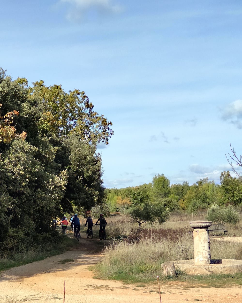 Randonnée vélo au Domaine de la Blaque